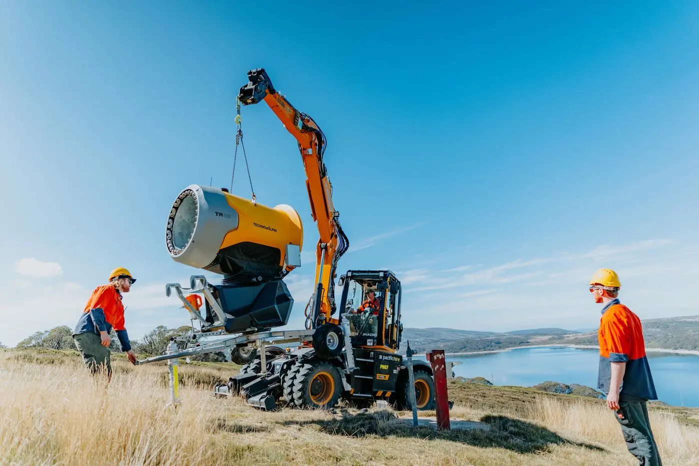 IMPROVEMENTS: New snow guns will provide improved snowmaking capabilities on Drovers Dream this snow season. PHOTO: Falls Creek resort