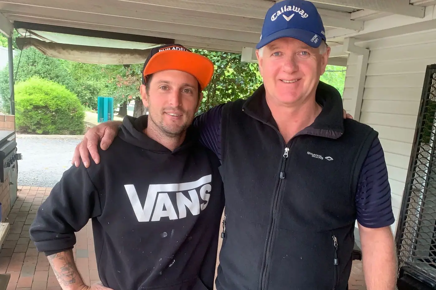 WINNERS: Jonathan Mercuri and Paul Tanner took out the Chris Rigoni Shield final last week. Id:22780