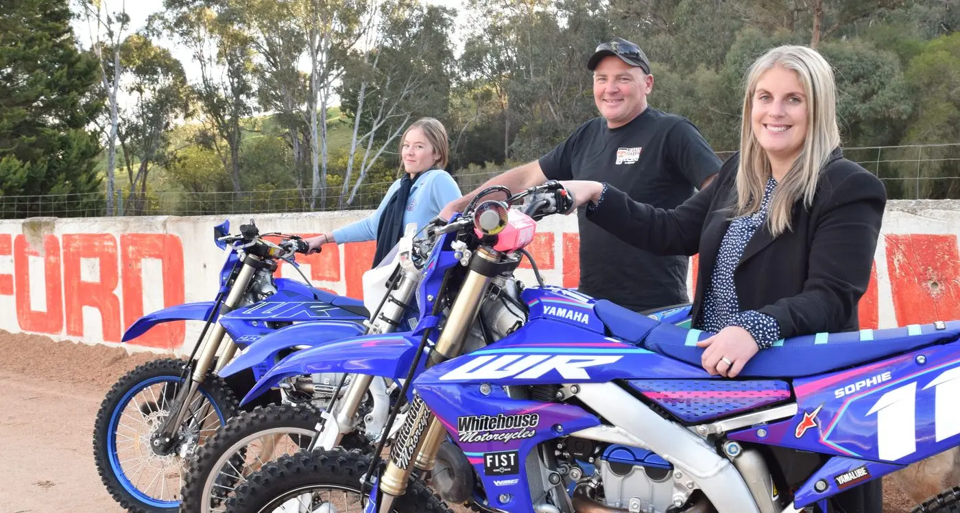 Speedway enthusiasts revving their engines