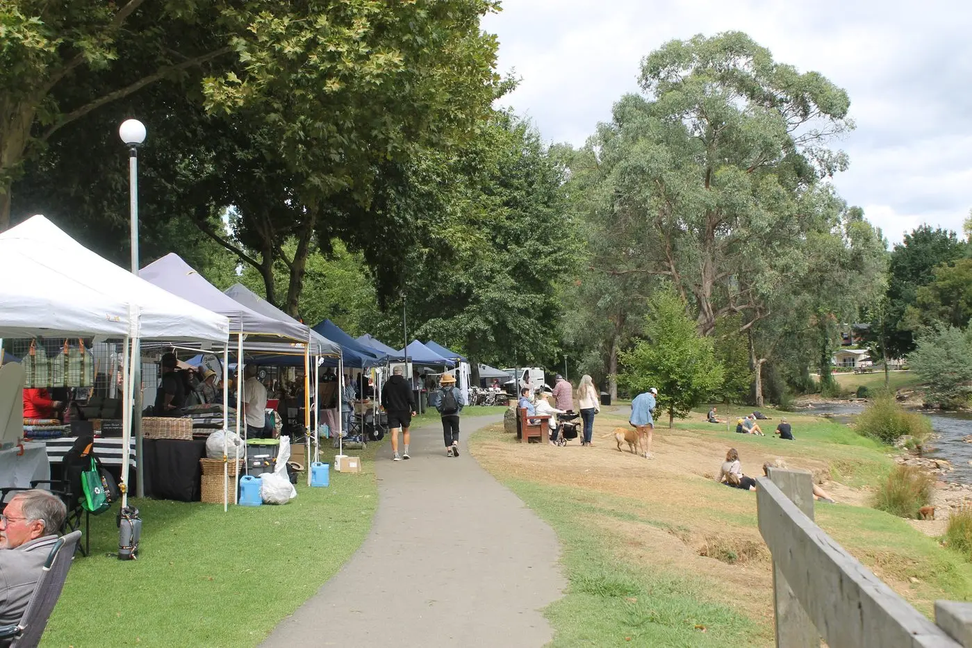 REDI TO RELAX: Howitt Park is the perfect place to host a Resilience and Redi Fair: you can find out what you need to know, then relax by the river.