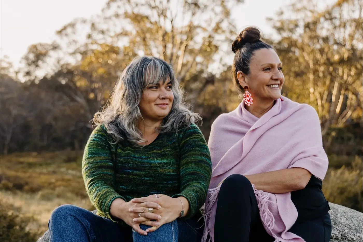 WELLBEING WORKSHOP: Arkeria Rose Armstrong (left) and Lee Couch will host a community workshop to help strengthen cultural connections and engage with first nations wellness practices during Wellbeing Week. PHOTO: Lee Couch