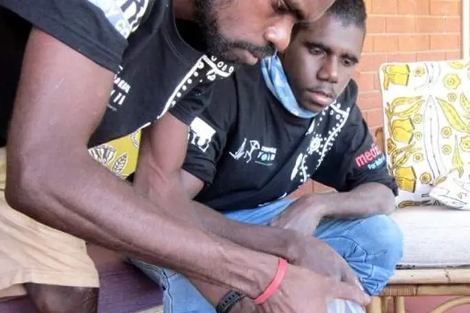 READY TO LAUNCH: John Warnir and Andrew Mullumbuk are a part of the new food co-operative being launched on November 28 at Dumu Balcony Caf\\u00E9.