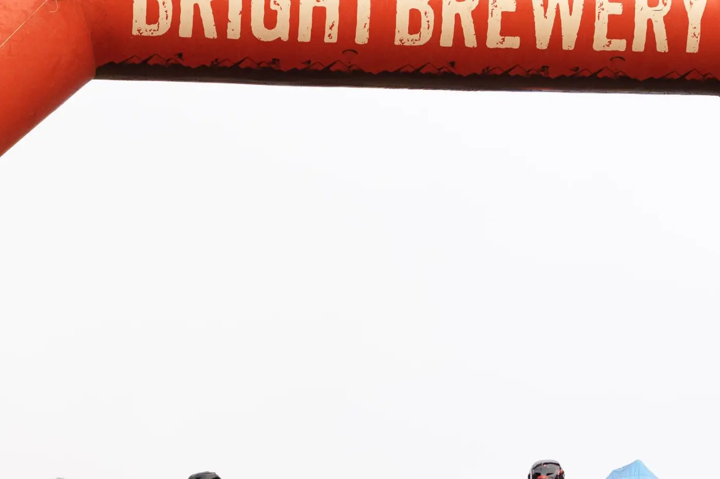 RETURN TO RACING: Riders gather at the bottom of Mystic Park during last weekend\\'s successful Gravity Enduro.