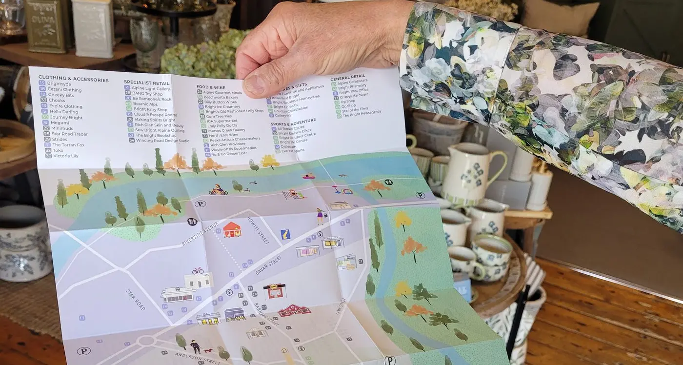 New retail trail map celebrates Bright shopping experience