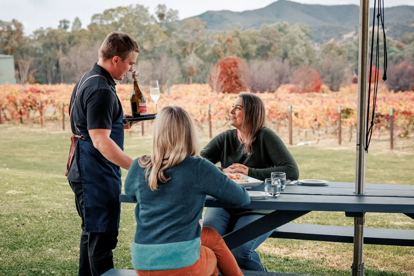 A TASTE OF THE ALPINE VALLEYS: Gapsted Estate\\u2019s cellar door and restaurant showcase their award-winning wines with over 30 wines on tasting and cuisine made from fresh, local seasonal produce overlooking the striking Alpine Valleys.