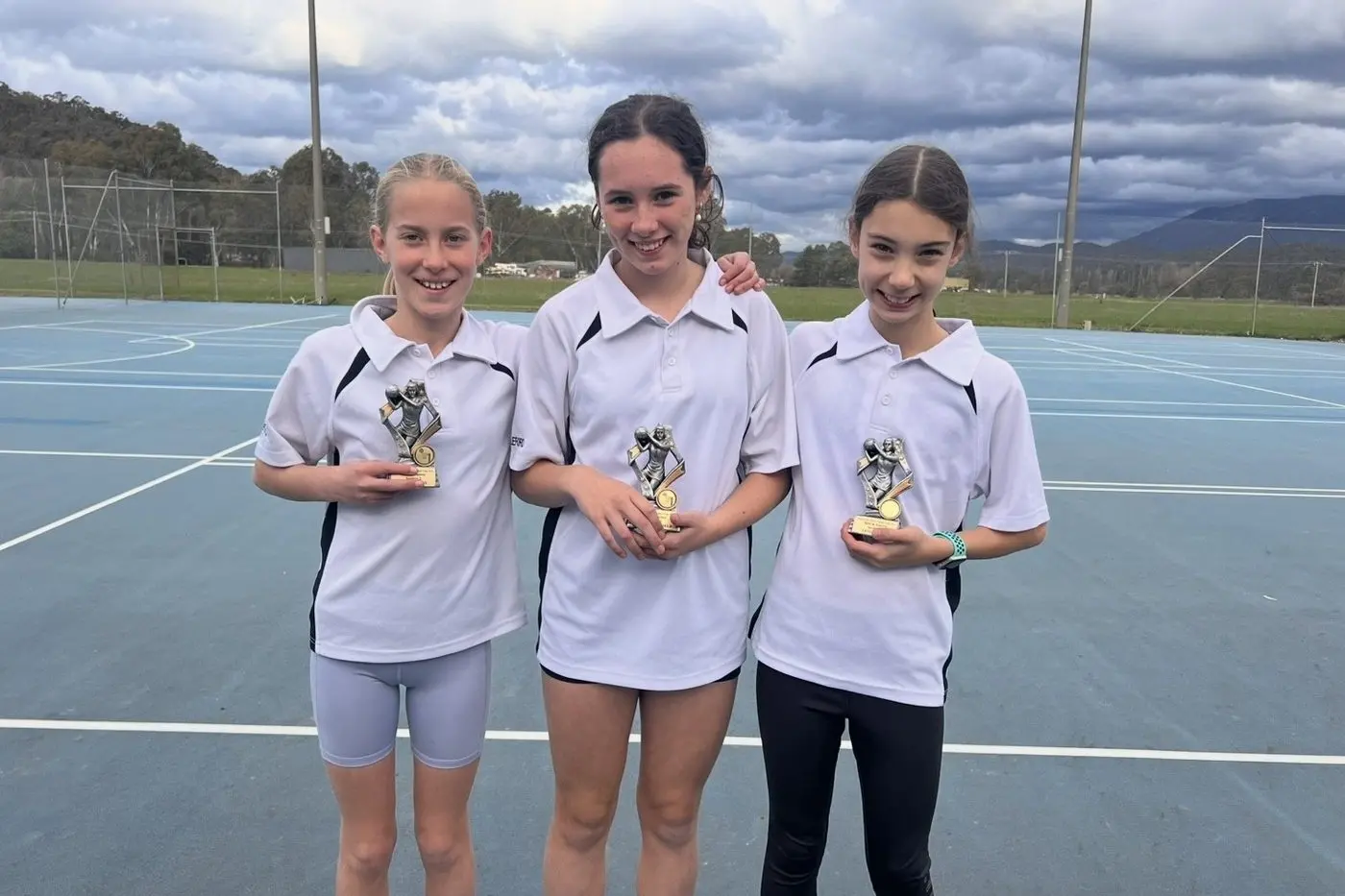 SIMPLY THE BEST: Lila Murray, Emmy Mansfield and Lexi Piazza were joint best and fairest winners in section two.