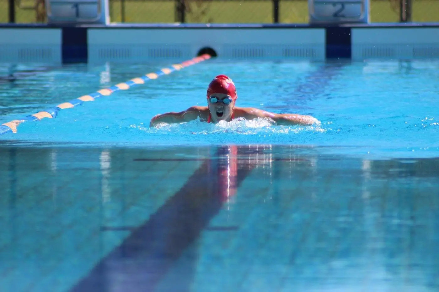 YOUNG GUN: At only nine years of age, Arabella Chapman will be a big name in swimming in the future. PHOTO: Belinda Gunson