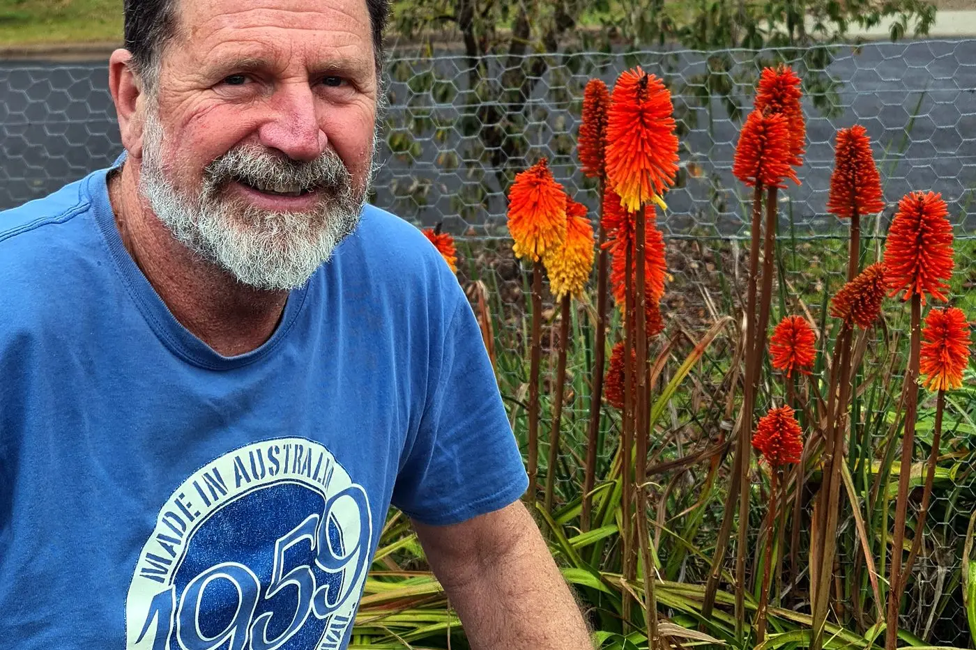 JOKESTER RETIRES: Ritchie Kruezer has retired from North East Water after 40 years, giving him time to enjoy gardening in lockdown.