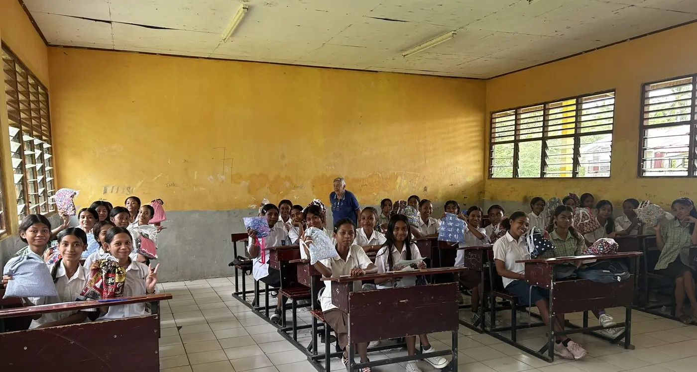 Local sewers support students in Timor-Leste