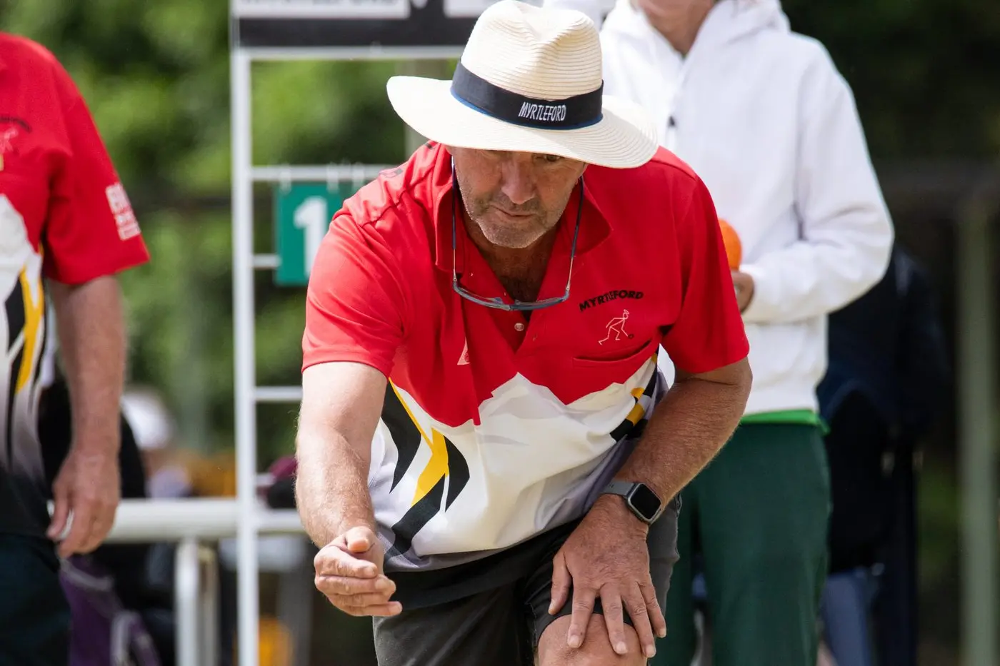 WINNING WAYS: Adrian Villella and the Myrtleford B1 side stormed through the Qualifying Final on the weekend. PHOTO: Marc Bongers
