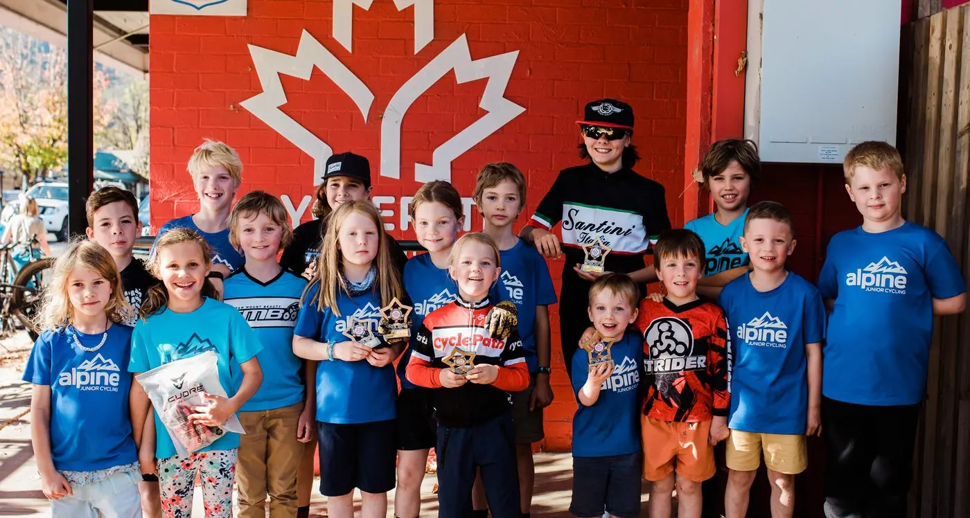 Junior mountain bikers awarded
