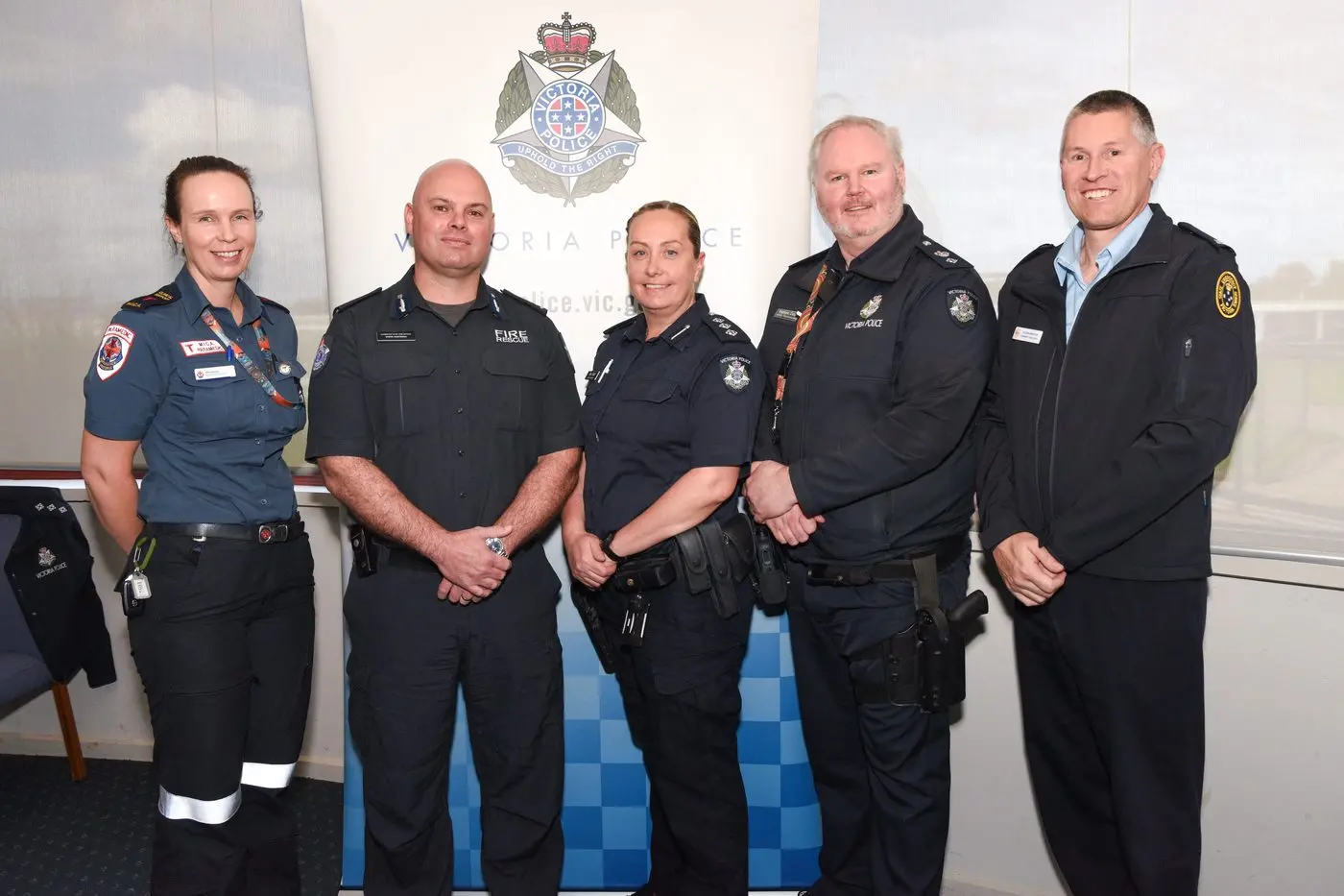 PROTECTING OUR ROADS: MICA paramedic Michaela Malcolm, Assistant Chief Fire Officer Steve Contessa, Acting Inspector Kym Clark, Acting Superintendent Stephen Cooper and North East SES Community Coordinator Glenn Mercer endorsed a collaborative approach to addressing road trauma in the region at last Tuesday\\'s road safety forum. PHOTO: Kurt Hickling