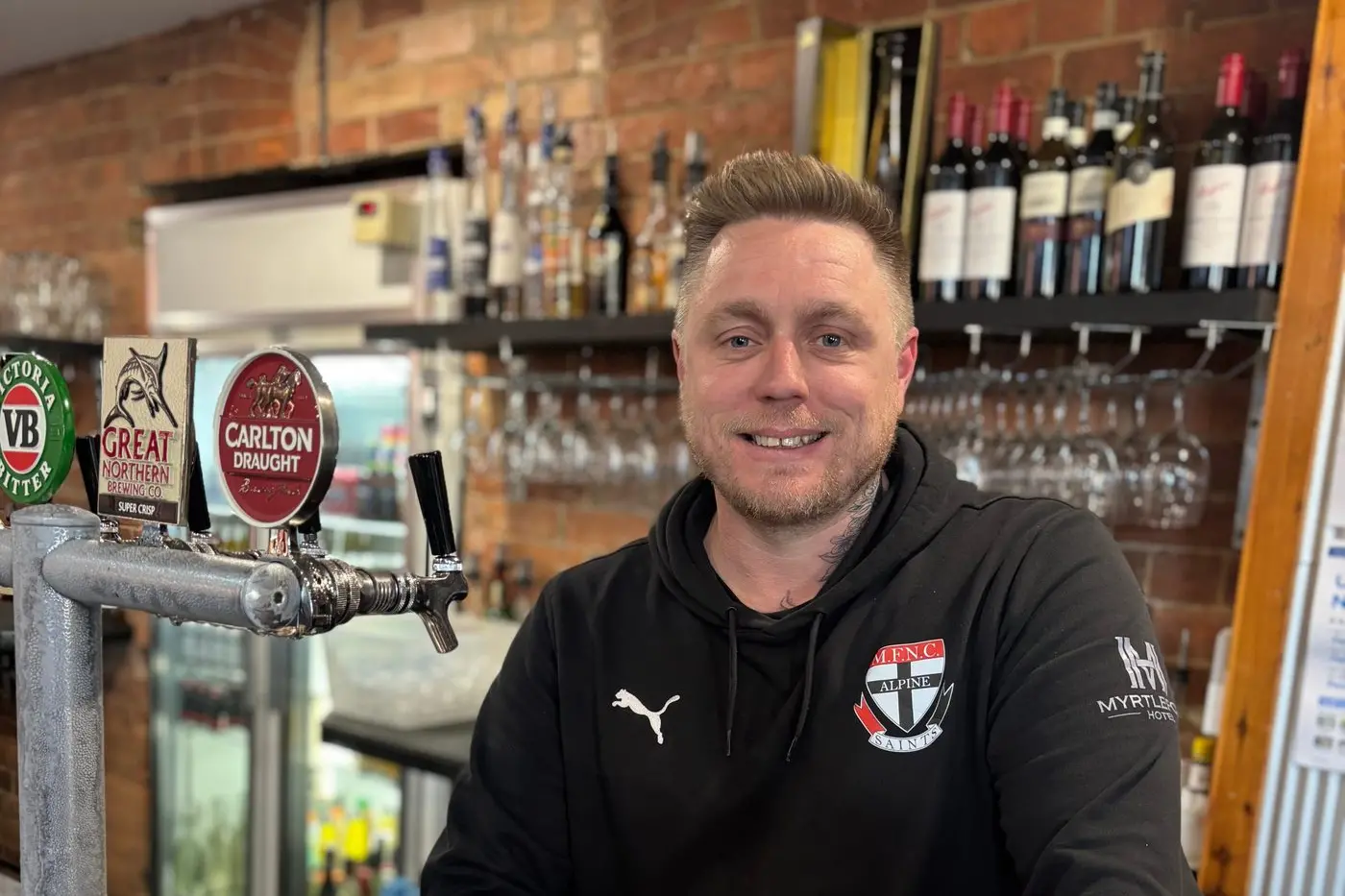 Myrtleford\\'s person around town: Ben Blomeley.