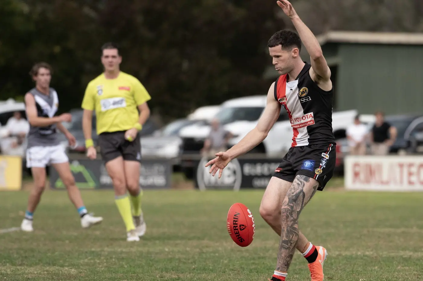 INJURED: Lachy Murphy-Dale will be forced to watch from the sidelines for 12 weeks after sustaining a broken jaw. PHOTOS: Melissa Beattie