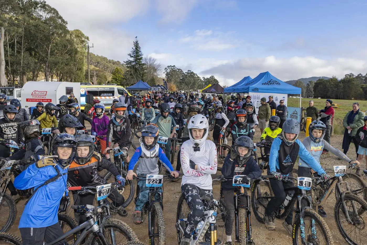 WHEELY GOOD: More than 300 riders from around Victoria and interstate descended on Bright for round four of the Victorian Enduro Tour mountain bike race last weekend. PHOTOS: JP Ronco / Image Writer Photography Id:30744