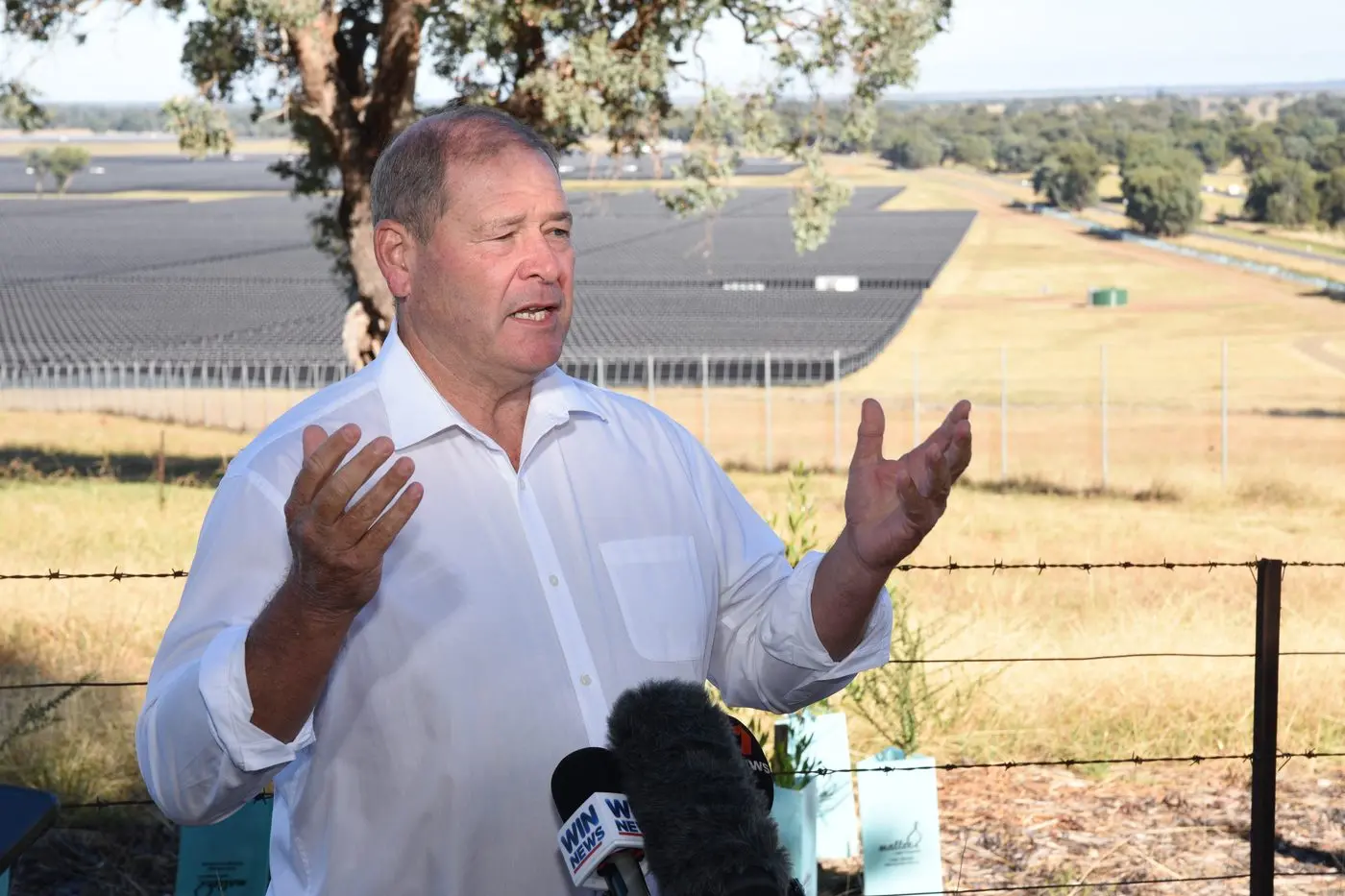 IN THE DARK: Nationals MP for Ovens Valley Tim McCurdy has spoken out about the lack of consultation over where major renewable energy projects are located. PHOTO: Kurt Hickling