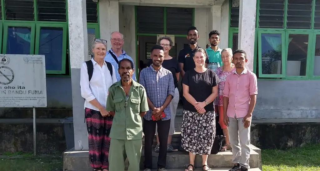 Friends in Timor-Leste for visit and conference