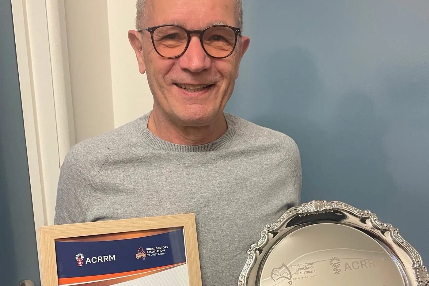 HONOURED: Dr Mark Zagorski from Mount Beauty Medical Centre.