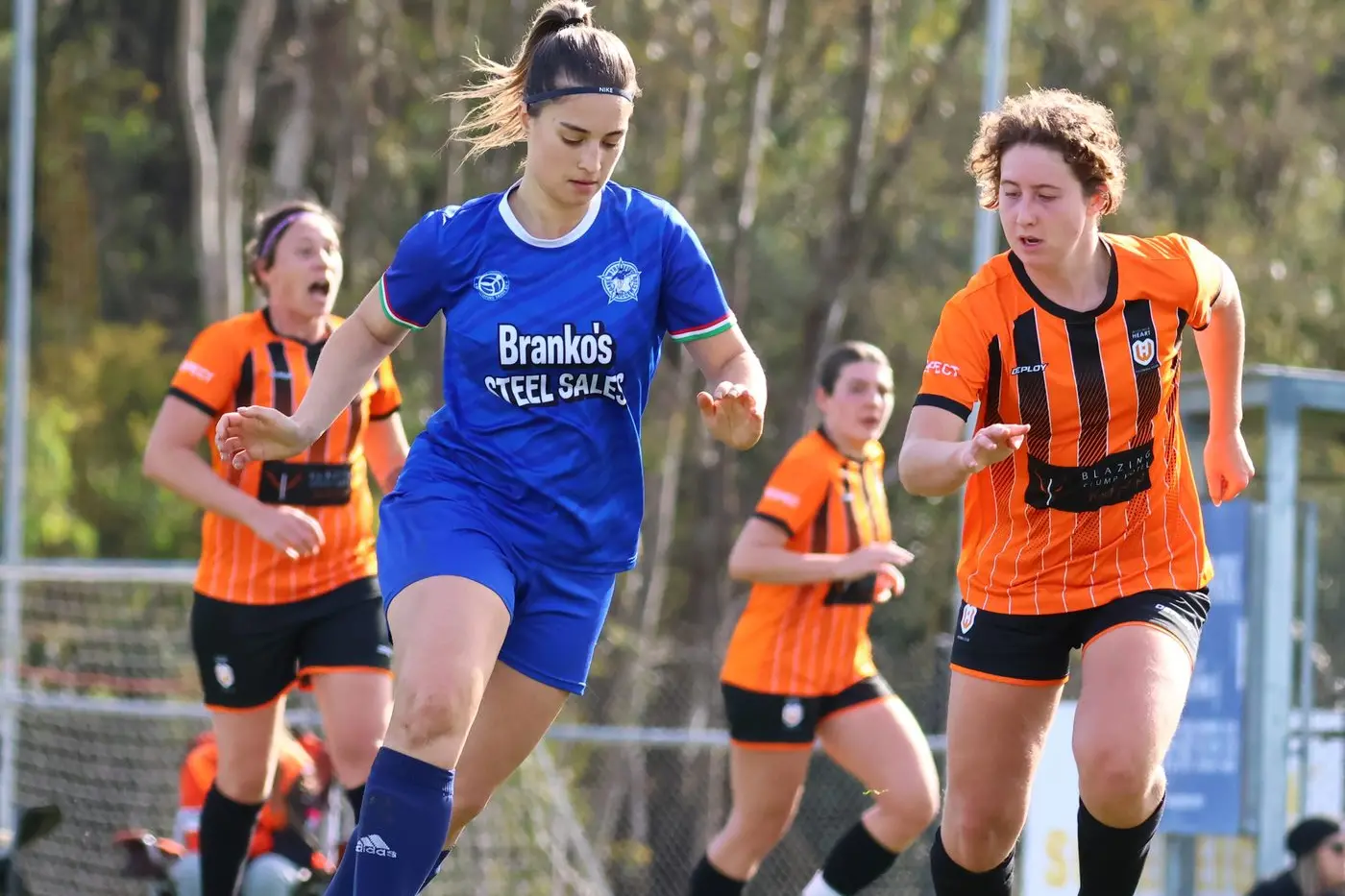 NEVER OUT OF IT: A brace to Alessia Colanzi helped Savoy to a miraculous come from behind triumph. PHOTOS: Janet Watt