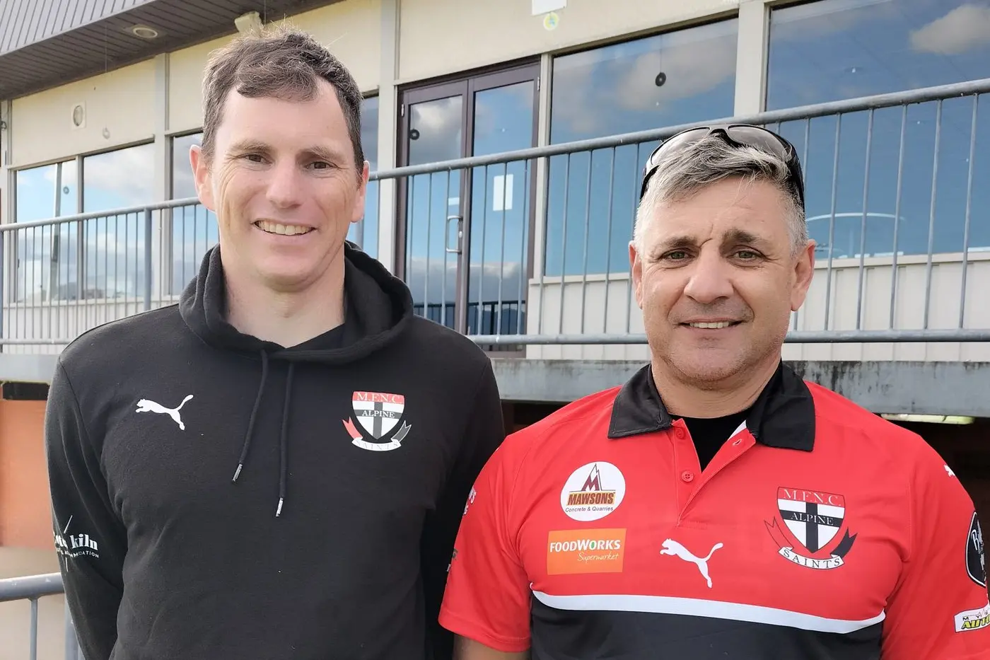 READY FOR THE SESAON: Club co-presidents Luke Chapman and Rob Miotto are eager to start the 2025 O&M season. 