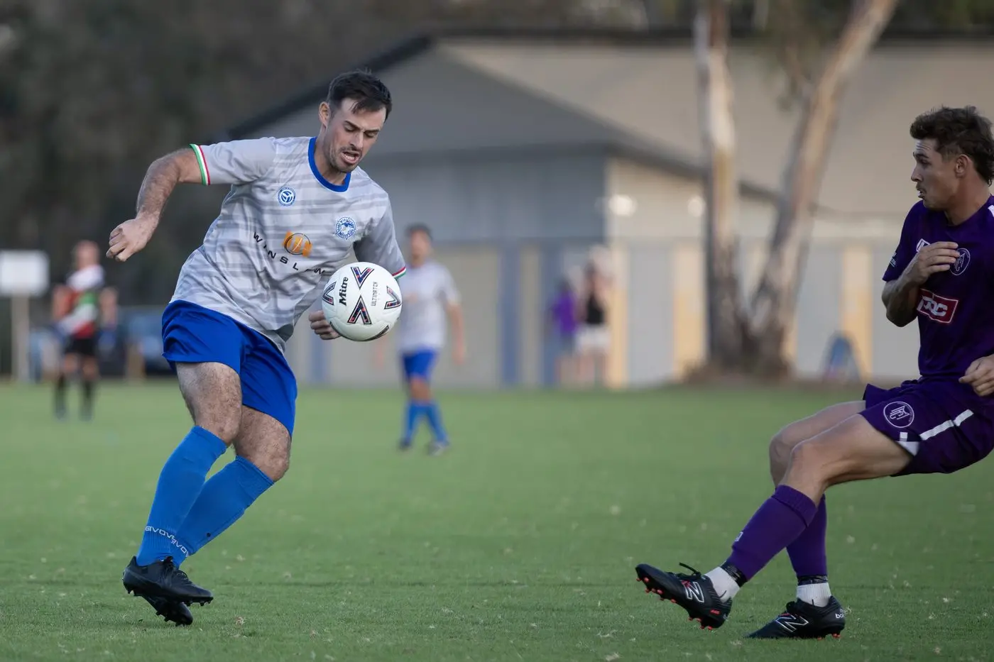 A SET OF NINE: Tom Morrison and Savoy\\'s senior men\\'s side handed Wodonga Heart a crushing 9-0 result. PHOTO: Melissa Beattie
