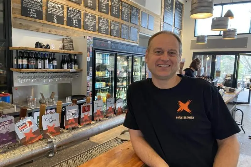 Bright and District Chamber of Commerce President Rupert Shaw.