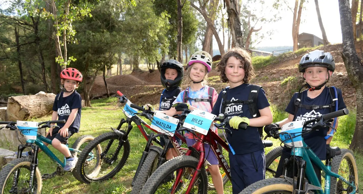 Budding cyclists get first taste of Mystic Park progress