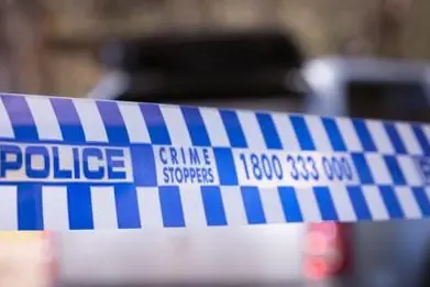 Rowan Street closed off after a single-vehicle crash.