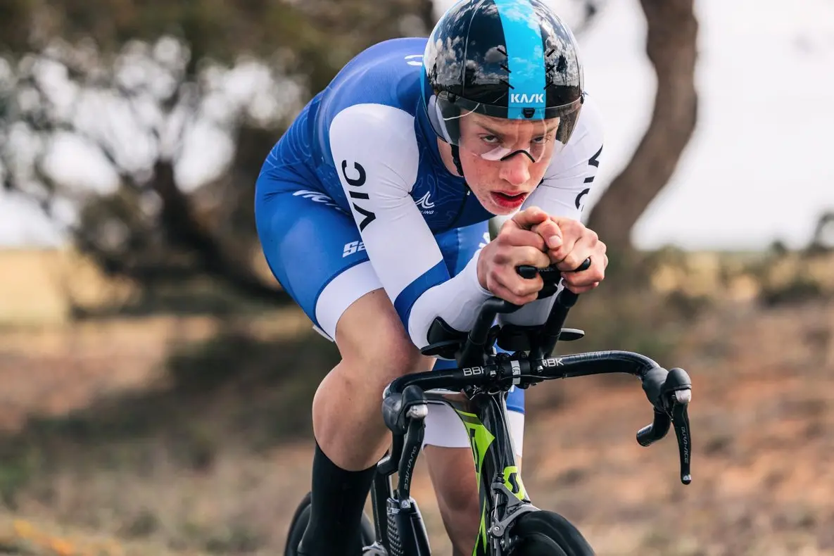 AUSSIE GOLD: Bright cyclist Lachlan Stewart won more national titles last week and is currently fundraising to race in Europe this year in a bid to become a professional racer.