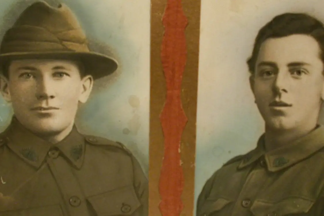 WILLOUGHBY BROTHERS:  Rifleman William Willoughby, 1st NZ Rifle Brigade, died of wounds, France, March 31, 1917.  Private Thomas Willoughby, 1st Batt., AIF, wounded and buried at Sea, Gallipoli, May 31, 1915. Id:40162