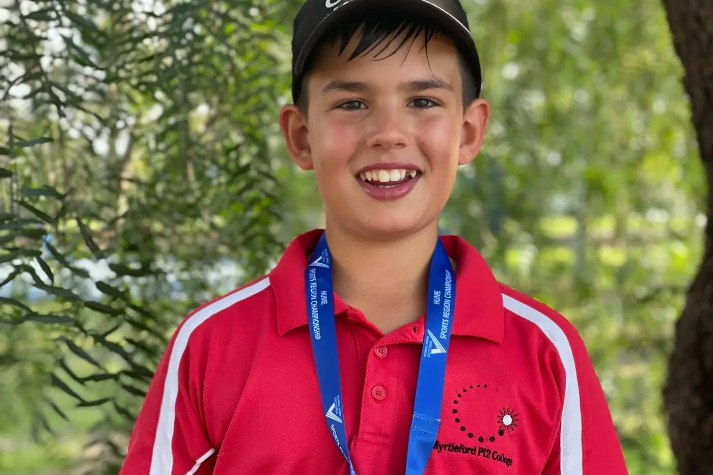 TENNIS STAR: Garcia Zanetti won the Hume Region Primary tennis championship earlier this month for the second time in a row.  Id:40102