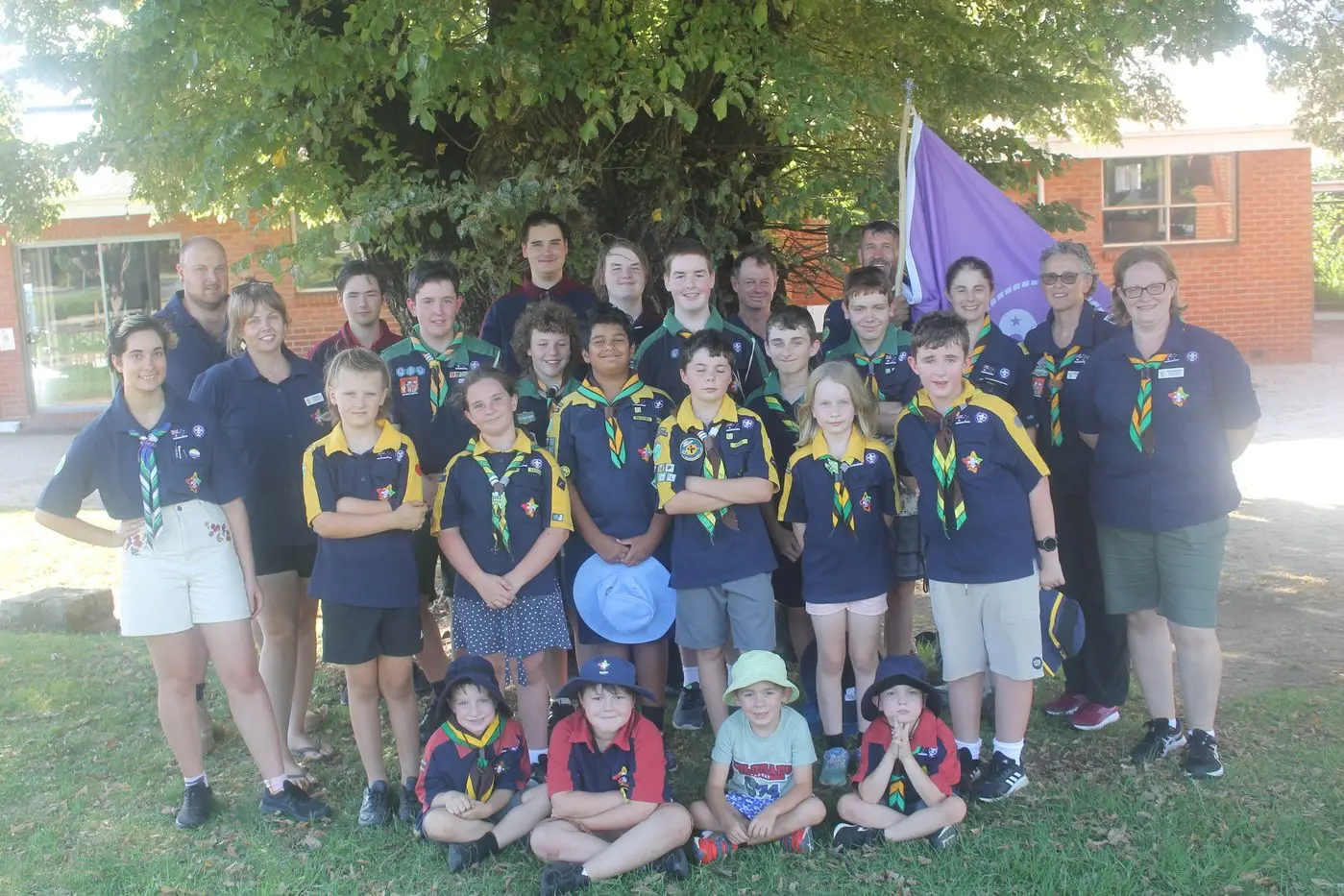 FRESH GROUP OF SCOUTS: The 2022 1st Myrtleford Scout Group are eager for the year ahead. PHOTO: Martin Davis Id:20729