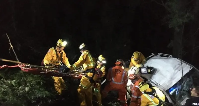 Crash victim extracted from Alpine rollover