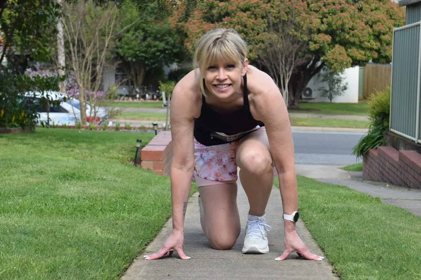READY TO RUN: Myrtleford\\'s Pauline Anderson will be running the half\\u2013marathon at the Melbourne Marathon Festival on October 2. PHOTO: Brodie Everist Id:30930