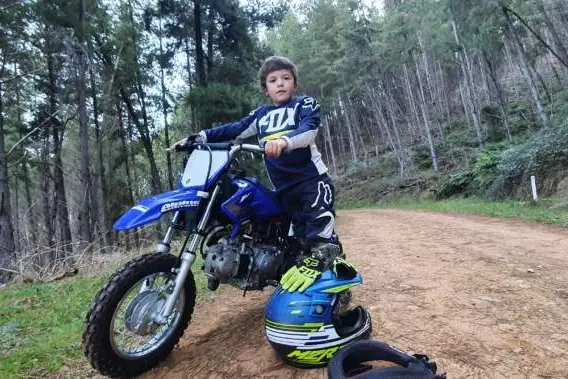 PASSIONATE: Bright\\u2019s Tyler Zboinski, 5, has been picked up by high profile brands for his raw talent and love for motorbiking. PHOTOS: Martin Zboinski