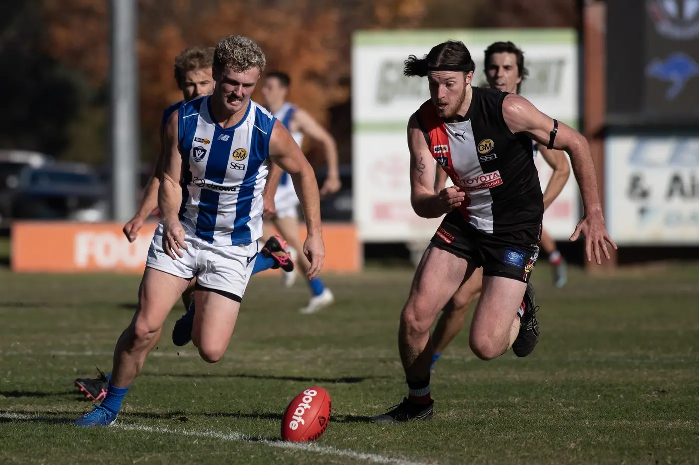 INFLUENTIAL: Riley Smith impacted the game at stoppage and in front of goals. PHOTOS: Melissa Beattie