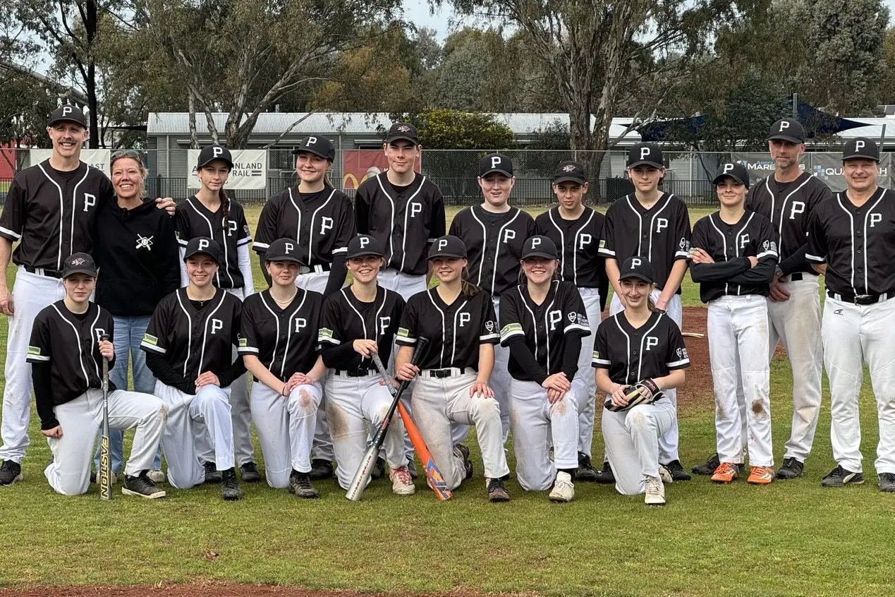 SOLID SEASON: Porepunkah\\'s under 15 side (back from left) Heath Anders (coach), Lisa Anders (scorer), Zara Gould, Samara McCallum, Ollie Brown, Wes Booth, Eamon Thomson, Rory Clarke, Wade Pronk, Scott McCallum (coach), Peter Alexander (coach), (front from left) Stephanie Alexander, Amelie Ferrito, Violet Harrison, Paige Anders, Ayla McCallum, Sophie Anders, and Tayge Skippen.