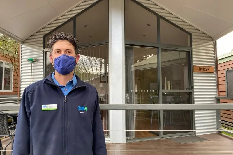 OUT AND ABOUT: Bright and surrounds were brought back to life this weekend and Bright BIG4 manager, Blair Godenzi, expects it will only get busier in coming weeks as cafes and restaurants prepare for a steady influx of patrons. PHOTO: Nicki Letts