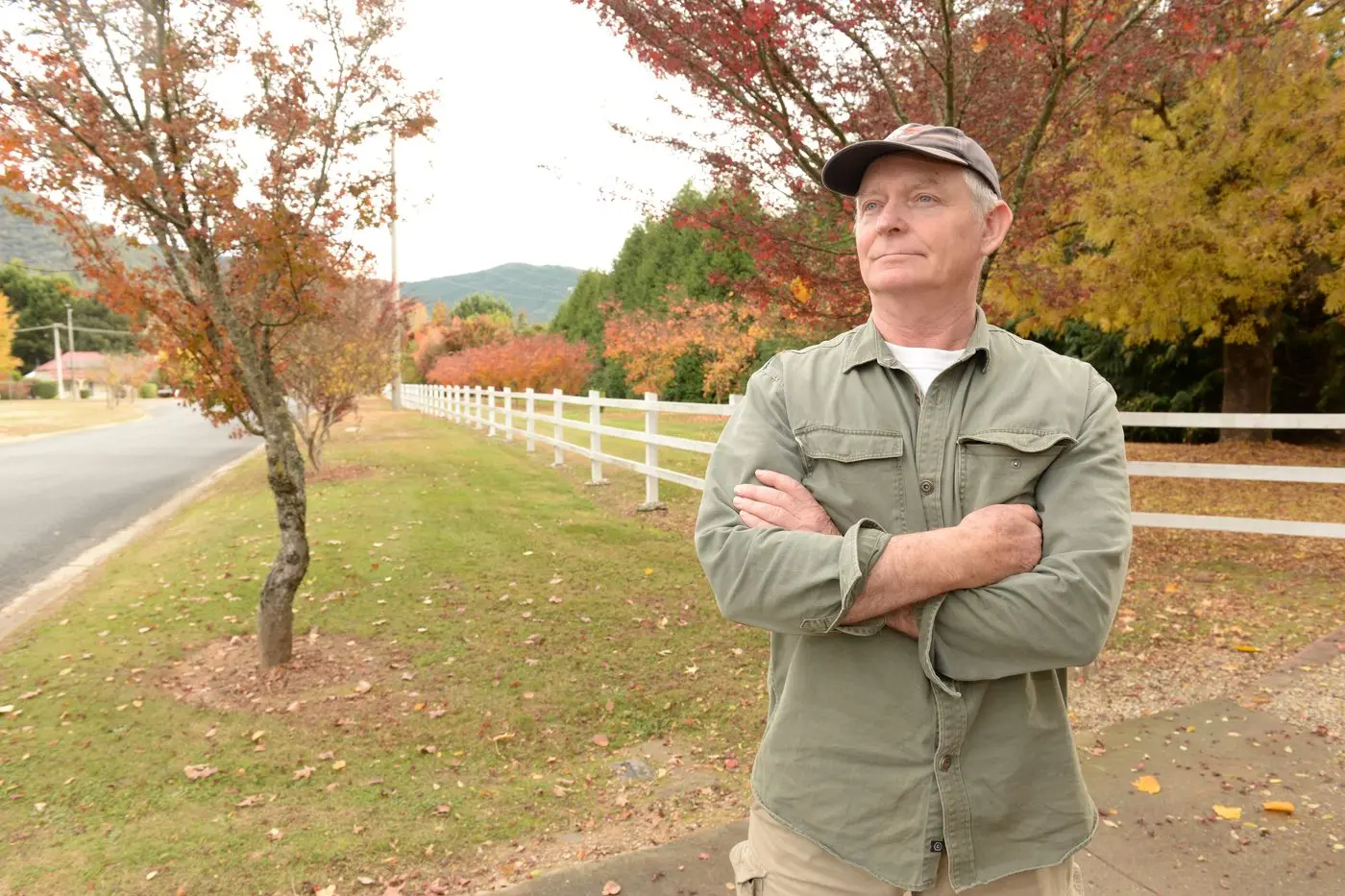 PROPOSAL PUSHBACK: Engineering surveyor Craig Elston likens the proposed housing subdivision on Toorak Rd to a \"cabin park\". PHOTO: Brodie Everist