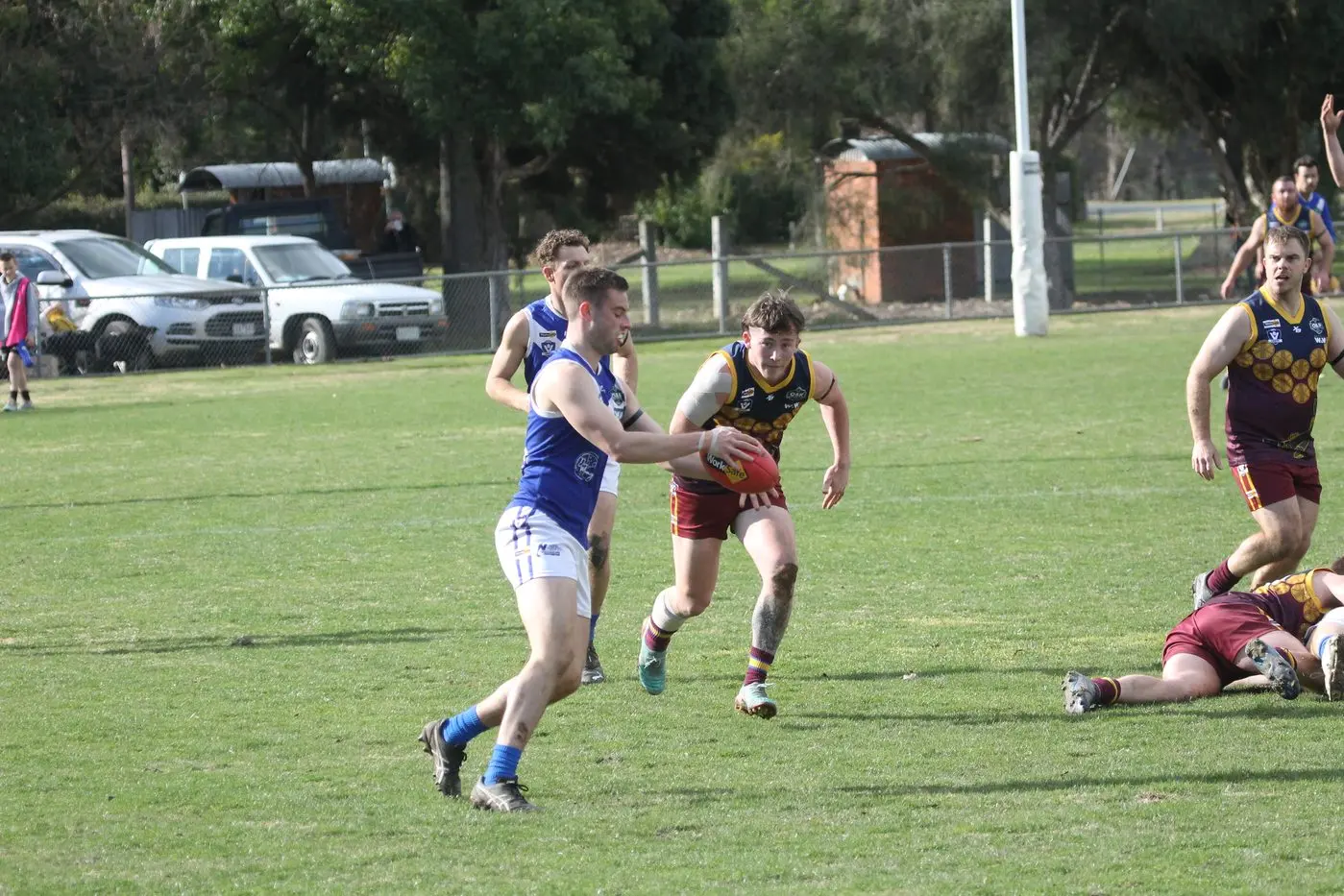 BACK IN ACTION: Alexander Dalbosco and the United Bright Football Netball Club take on North Wangaratta this weekend after their second bye. PHOTO: Nathan de Vries