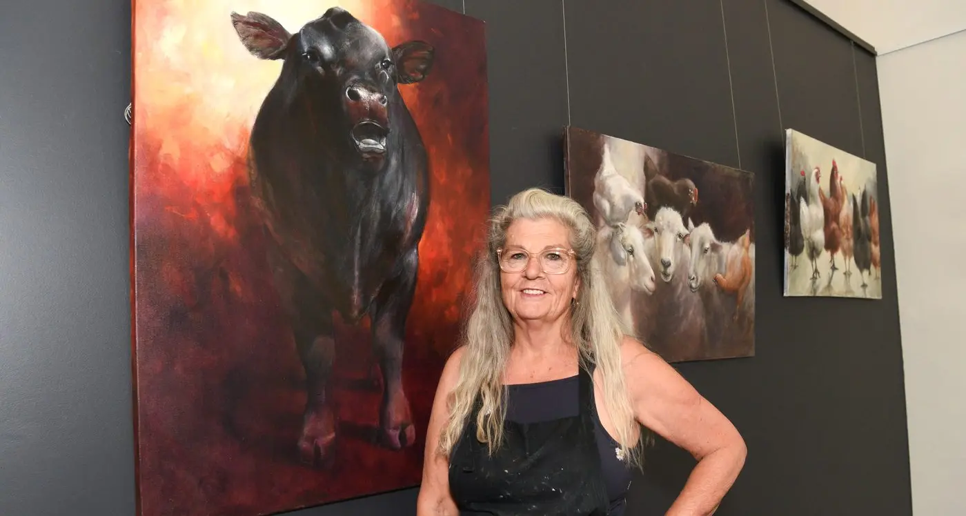 Artist captures her love for animals in Menagerie