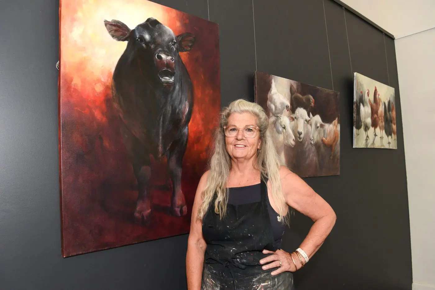 NATURAL WORLD: Artist Carolyn Sheather shares her paintings, drawings, sculptures and sketchbooks in Menagerie at the Art Gallery on Ovens in the laneway off Murphy Street in Wangaratta. PHOTO: Kurt Hickling