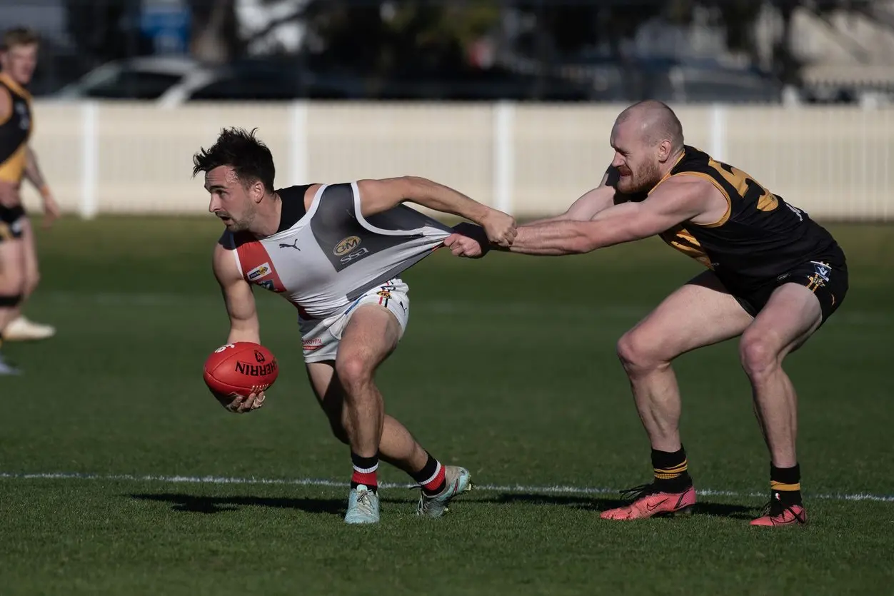 MASTERFUL: Small forward Brody Ricardi lit up the second quarter with four goals. PHOTOS: Melissa Beattie