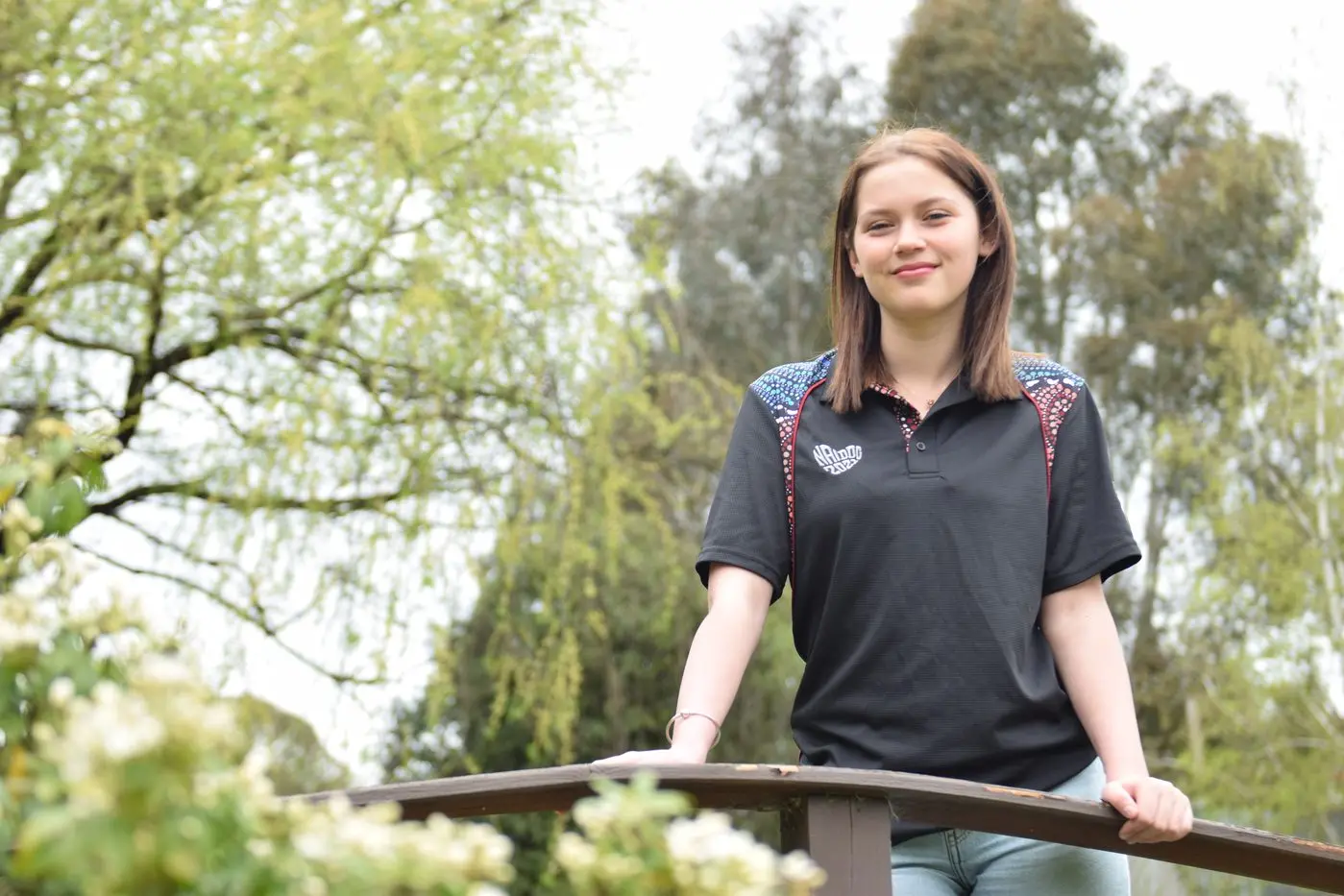 UNDERSTANDING HERITAGE: Year nine student Sahara Giles is passionate about helping others engage with Indigenous culture. PHOTO: Brodie Everist  Id:31280
