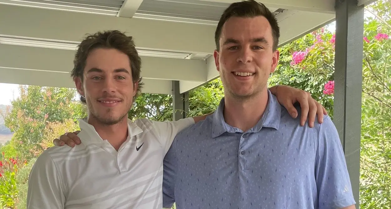 Teeing off for alpine golf