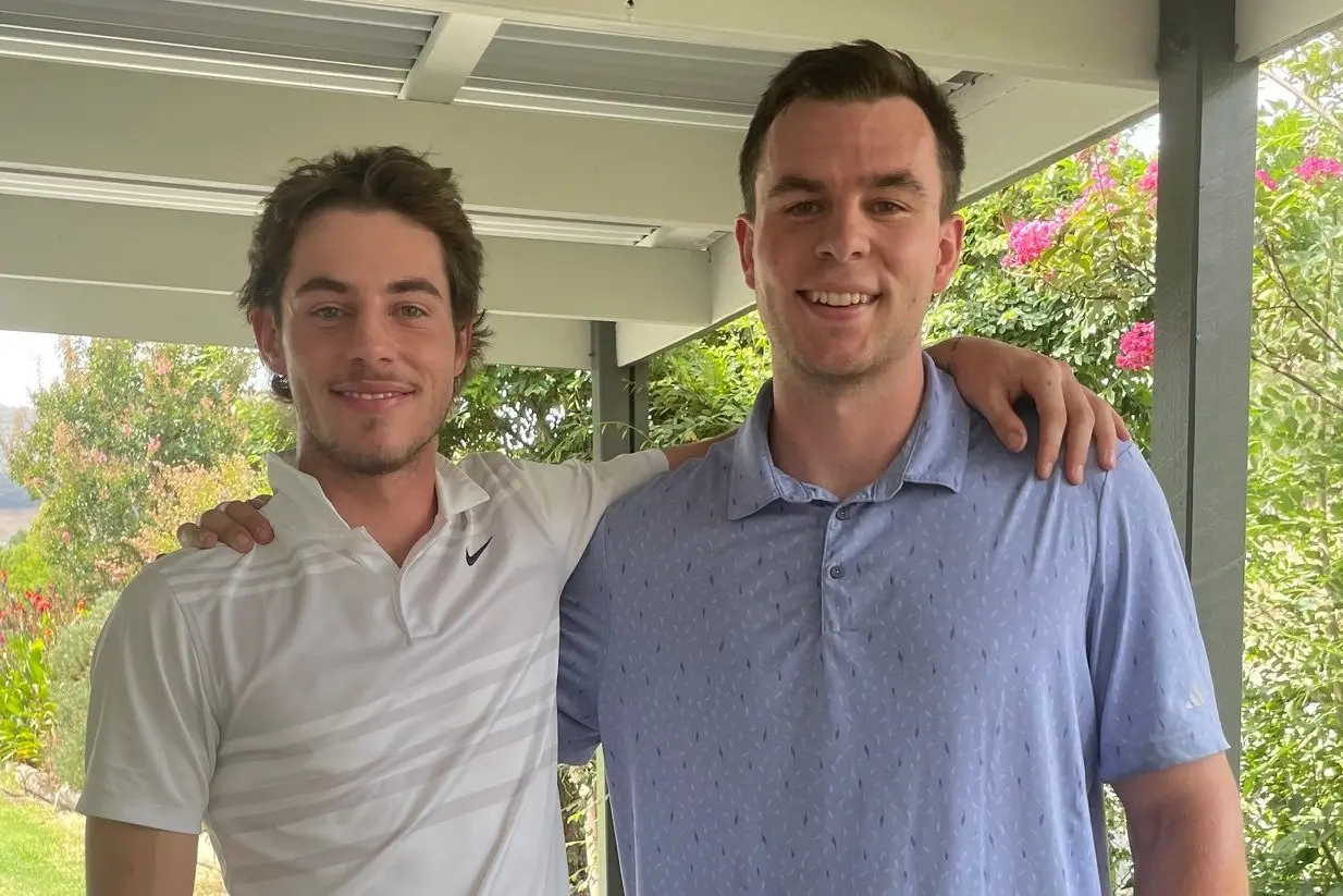 ON THE BOARD: Harry and Will McKerral were dominant in the Chris Rigoni 4BBB contest last Saturday.