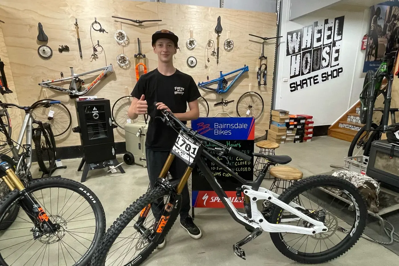 MAKING HIS WAY UP: Bright mountain bike rider Zac Bradley already has an impressive list of achievements, and he\\'s not slowing down.  Id:37863