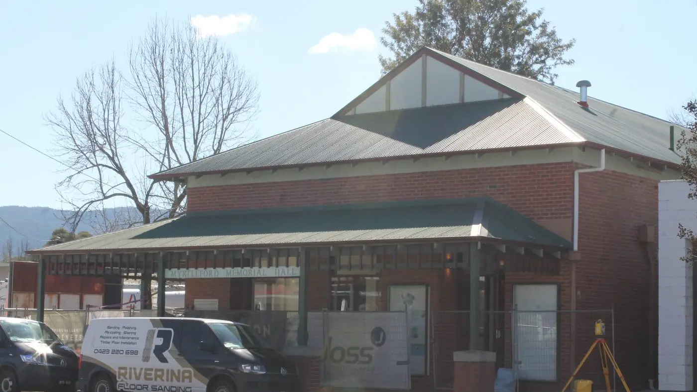 Myrtleford Memorial Hall moving closer to opening day