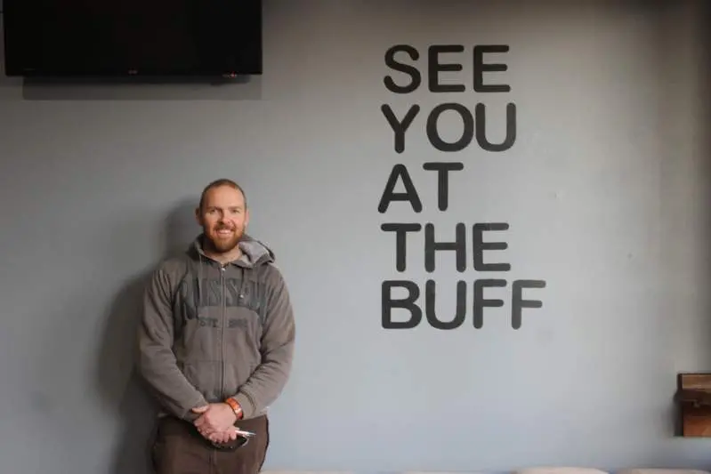 CHEERS: The Buffalo Hotel\\u2019s Brendan Cusack is pleased with the renovation of the Clyde Street pub which is expected to be complete by next Monday. PHOTO: Ashleigh Piles