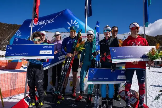 AWARDED: AGL Scholarship winners (from left) Angus Skilton, Rosie Franzke, Bethany Franzke, Phil Bellingham, Rosie Fordham, Ivy Potocki, Noah Bradford and Alberto Allan.\\n